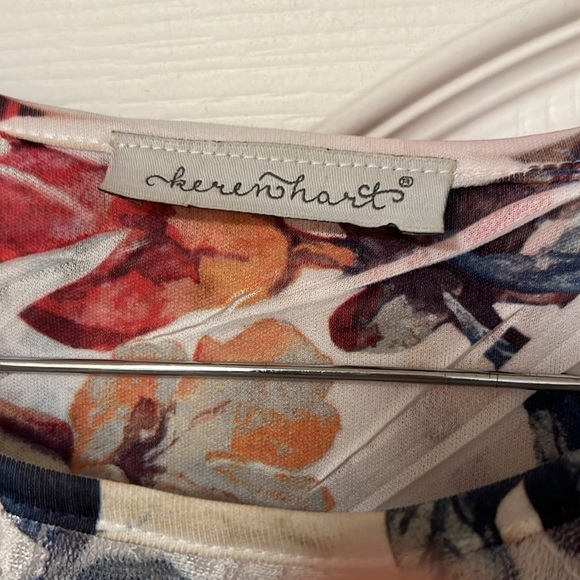 Karen Hart rhinestone floral laced overlay - Med - Picture 3 of 5